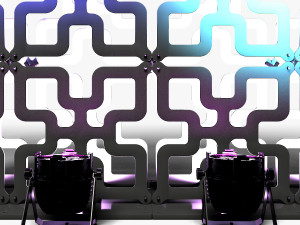 Stage Decor 05 - Modular Wall Column Modelo 3D