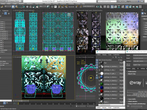 Stage Decor 06 - Modular Wall Column Modello 3D