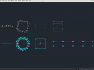 Stage Decor 06 - Modular Wall Column Modello 3D