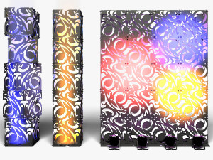 Stage Decor 07 - Modular Wall Column 3D Model