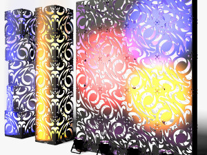 Stage Decor 07 - Modular Wall Column 3D Model