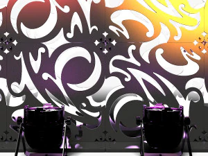 Stage Decor 07 - Modular Wall Column 3D Model