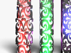Stage Decor 08 - Modular Wall Column 3D Model