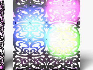 Stage Decor 09 - Modular Wall Column 3D Model