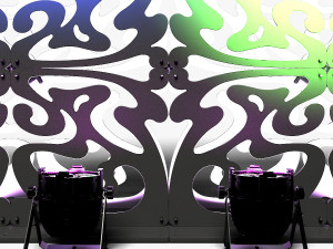 Stage Decor 09 - Modular Wall Column Modelo 3D