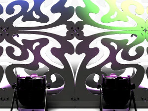 Stage Decor 09 - Modular Wall Column 3D Model