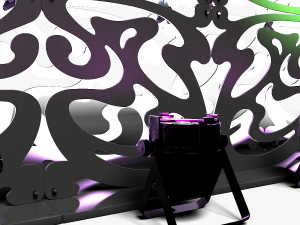 Stage Decor 09 - Modular Wall Column Modelo 3D