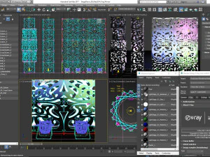 Stage Decor 09 - Modular Wall Column 3D Model