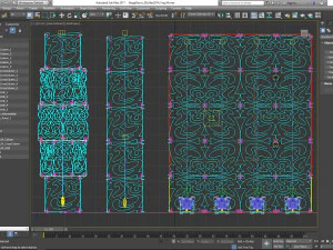 Stage Decor 09 - Modular Wall Column 3D Model