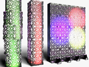 Stage Decor 10 - Modular Wall Column Modèle 3D