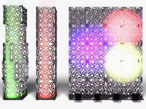 Stage Decor 10 - Modular Wall Column 3D Model