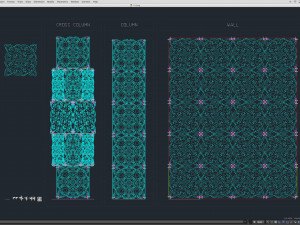 Stage Decor 10 - Modular Wall Column 3D 모델