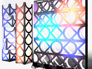 Stage Decor 11 - Modular Wall Column 3D Model