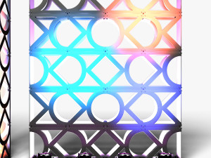 Stage Decor 11 - Modular Wall Column 3D Model