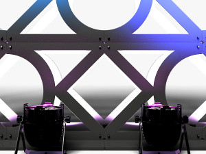 Stage Decor 11 - Modular Wall Column 3D Model