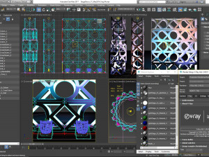 Stage Decor 11 - Modular Wall Column 3D Model