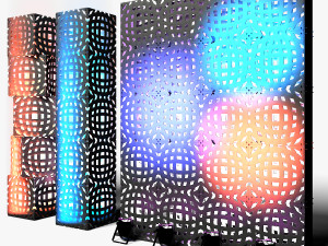 Stage Decor 12 - Modular Wall Column Model 3D