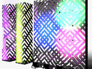 Stage Decor 13 - Modular Wall Column 3D Model