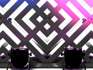 Stage Decor 13 - Modular Wall Column 3D Model