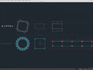 Stage Decor 13 - Modular Wall Column 3D Model