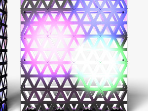 Stage Decor 14 - Modular Wall Column 3D Model