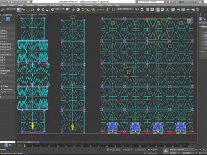 Stage Decor 14 - Modular Wall Column 3D Model
