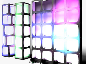 Stage Decor 15 - Modular Wall Column 3D Model