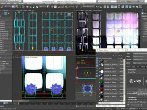 Stage Decor 15 - Modular Wall Column 3D Model