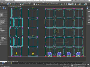 Stage Decor 15 - Modular Wall Column 3D Model