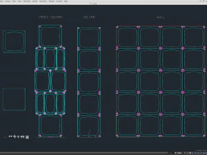 Stage Decor 15 - Modular Wall Column 3D Model