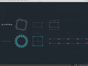 Stage Decor 15 - Modular Wall Column 3D Model