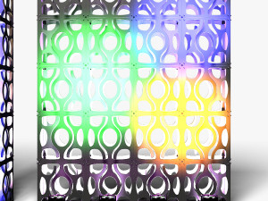 Stage Decor 16 - Modular Wall Column Model 3D