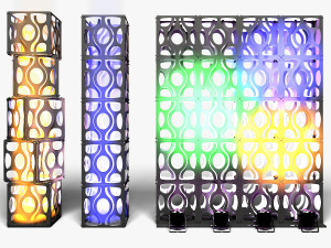 Stage Decor 16 - Modular Wall Column Model 3D