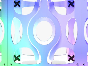 Stage Decor 16 - Modular Wall Column 3D Model