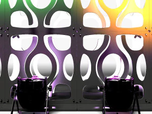 Stage Decor 16 - Modular Wall Column 3D Model