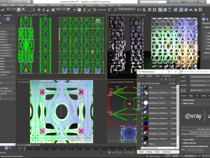 Stage Decor 16 - Modular Wall Column Model 3D