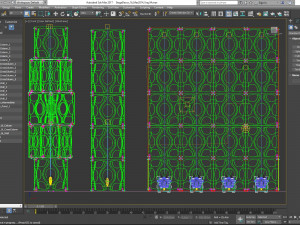 Stage Decor 16 - Modular Wall Column Model 3D