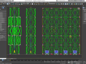 Stage Decor 16 - Modular Wall Column 3D Model