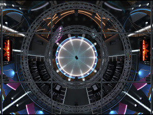Virtual TV Studio Entertainment Set 2 3D 模型