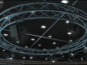 Virtual TV Studio Sets - Collection Vol 13 - 9 PCS DESIGN Modello 3D
