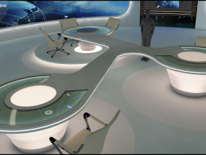 Virtual TV Studio Sets - Collection Vol 13 - 9 PCS DESIGN Modello 3D