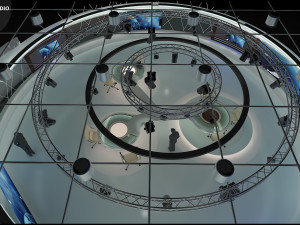 Virtual TV Studio Sets - Collection Vol 13 - 9 PCS DESIGN Modello 3D