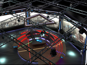 Virtual TV Studio Sets - Collection Vol 13 - 9 PCS DESIGN Modello 3D