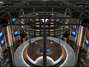 Virtual TV Studio Sets - Collection Vol 13 - 9 PCS DESIGN Modello 3D
