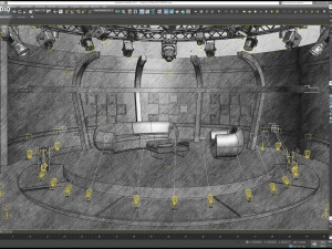 Virtual TV Studio Sets - Collection Vol 13 - 9 PCS DESIGN Modello 3D