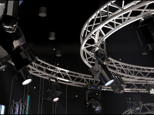 Virtual TV Studio Sets - Collection Vol 13 - 9 PCS DESIGN Modello 3D