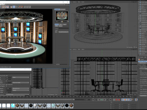 Virtual TV Studio Sets - Collection Vol 13 - 9 PCS DESIGN Modello 3D