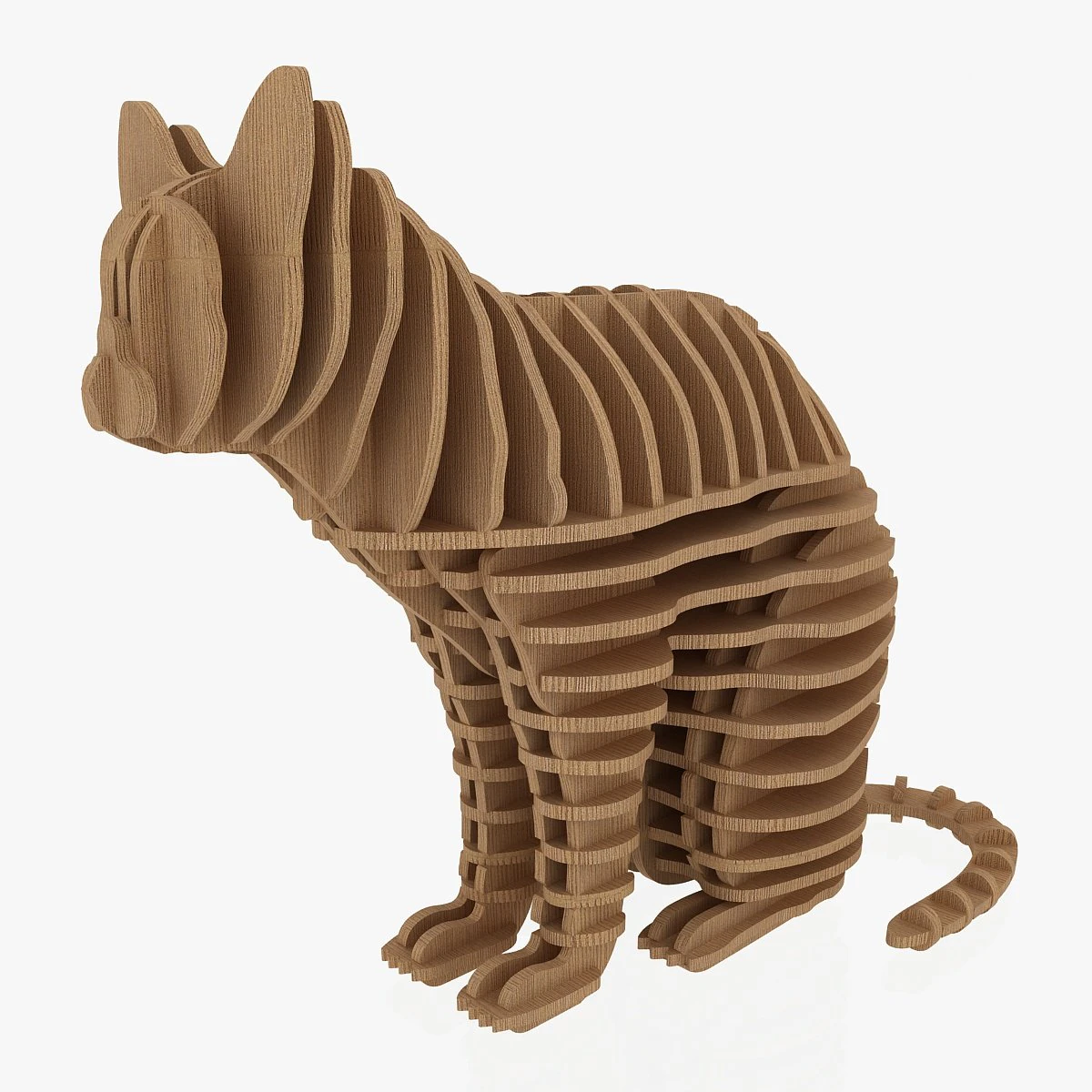 3d jigsaw puzzle cat 1 - print 3D Print Model .c4d .max .obj .3ds .fbx .stl .blend 