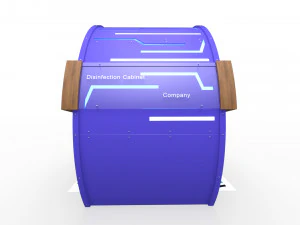 t&uacute;nel de desinfec&ccedil;&atilde;o 1 Modelo 3D