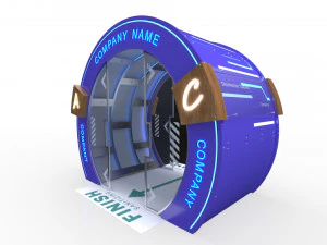 t&uacute;nel de desinfec&ccedil;&atilde;o 1 Modelo 3D